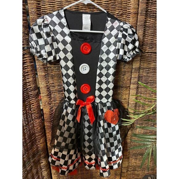 Queen of Hearts Girls Halloween Costume 10/12 - Picture 1 of 14